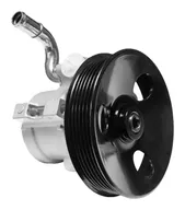 FUHRLENK hydraulic power steering pump with its ribbed belt pulley, aluminium body and outlet pipe